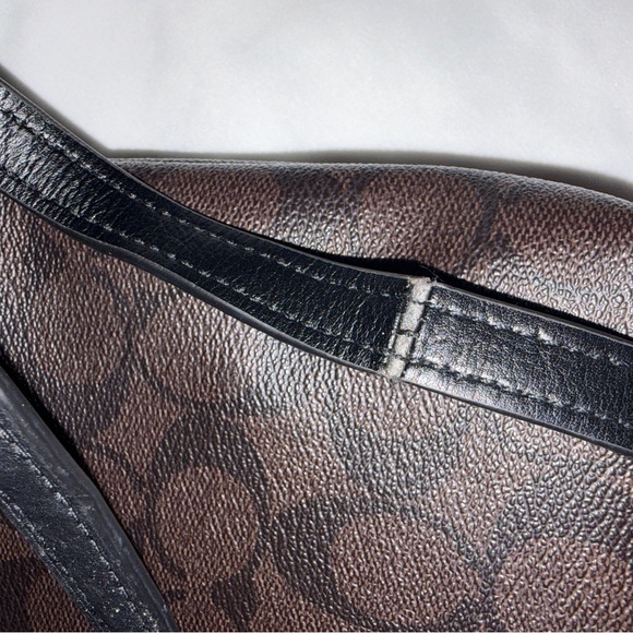 Coach Dark Brown Leather Crossbody Bag - Picture 6 of 6